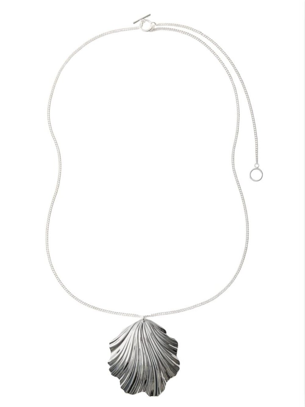 JULIETTA Coquille Necklace Silver Shell NEW $275